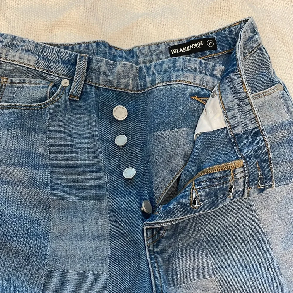 Blank NYC Blue Flare & Wide Leg Jeans - Picture 6 of 11